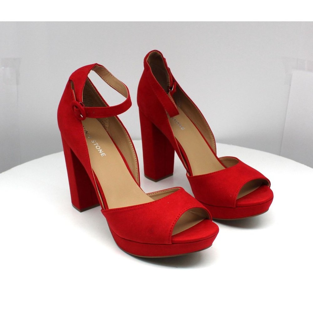 Sun + Stone Reeta Block-Heel Platform Sandals Women's Shoes